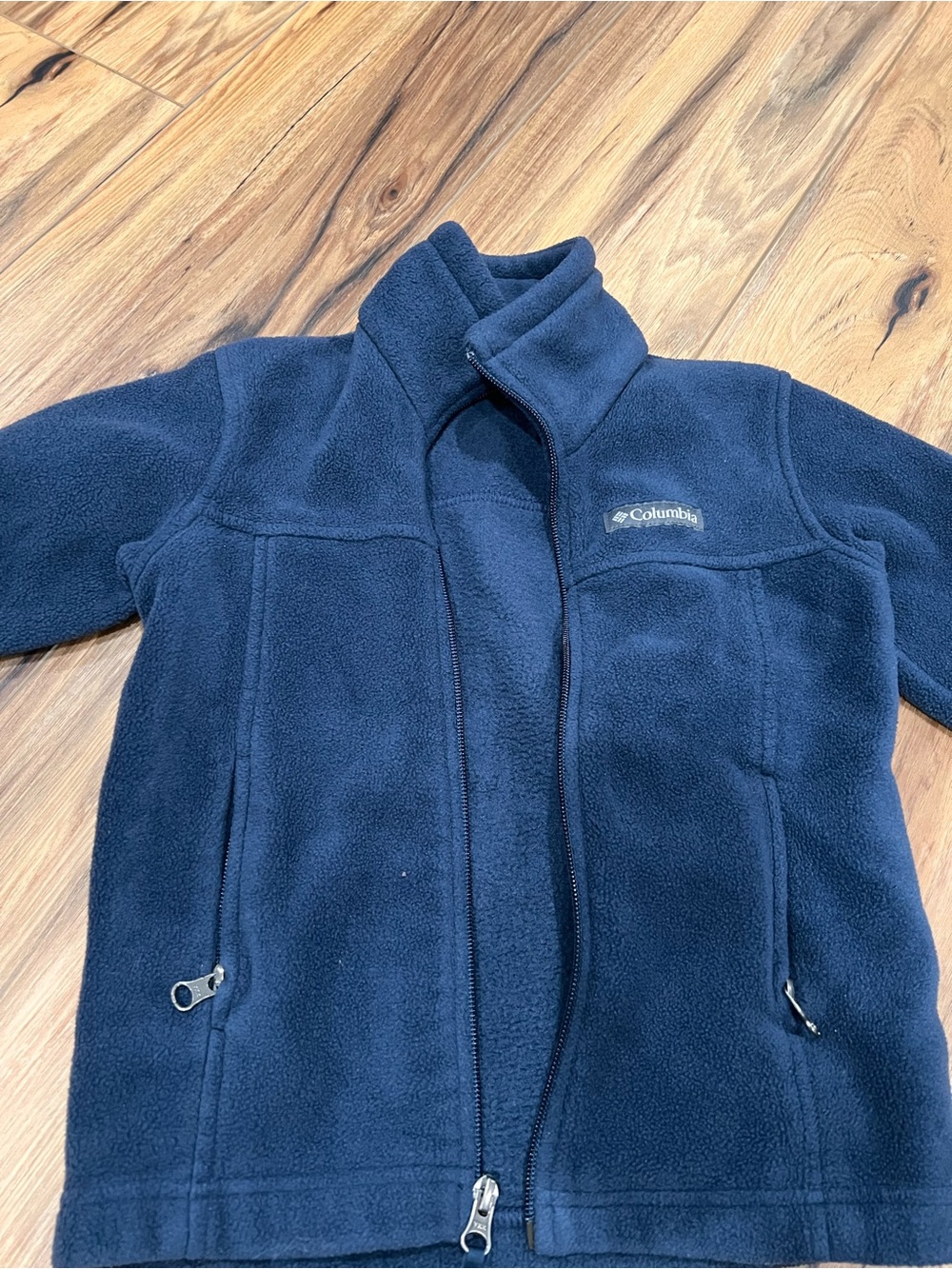 Columbia Kids Navy Blue Full-Zip Fleece Jacket